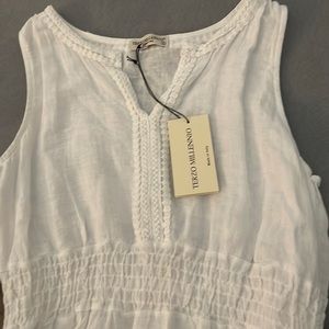 Terzo Millennio new Boho white beach dress